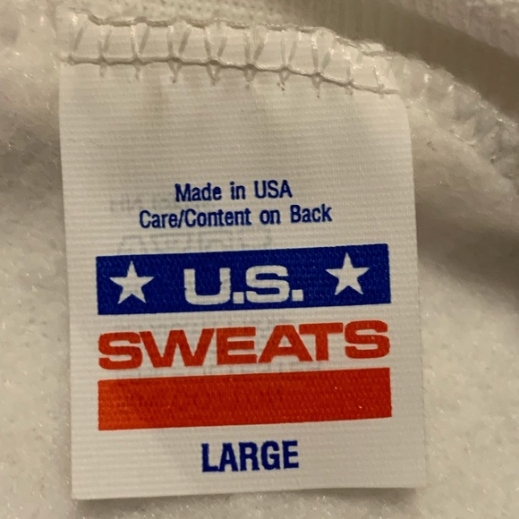 NWOT VTG ‘91 Super Bowl XXV Graphic Crewneck Sz L - Picture 6 of 6